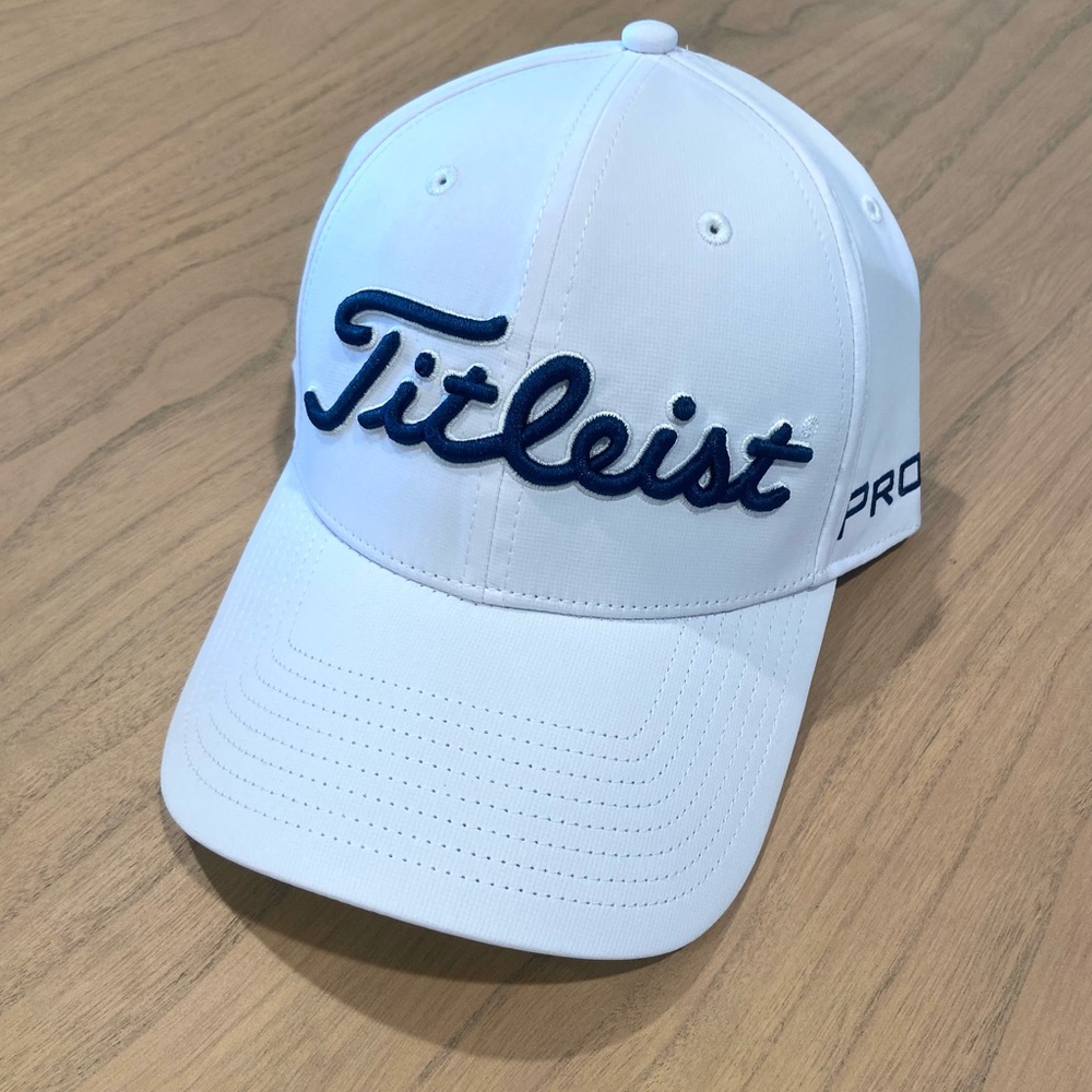 Titleist White Golf Cap